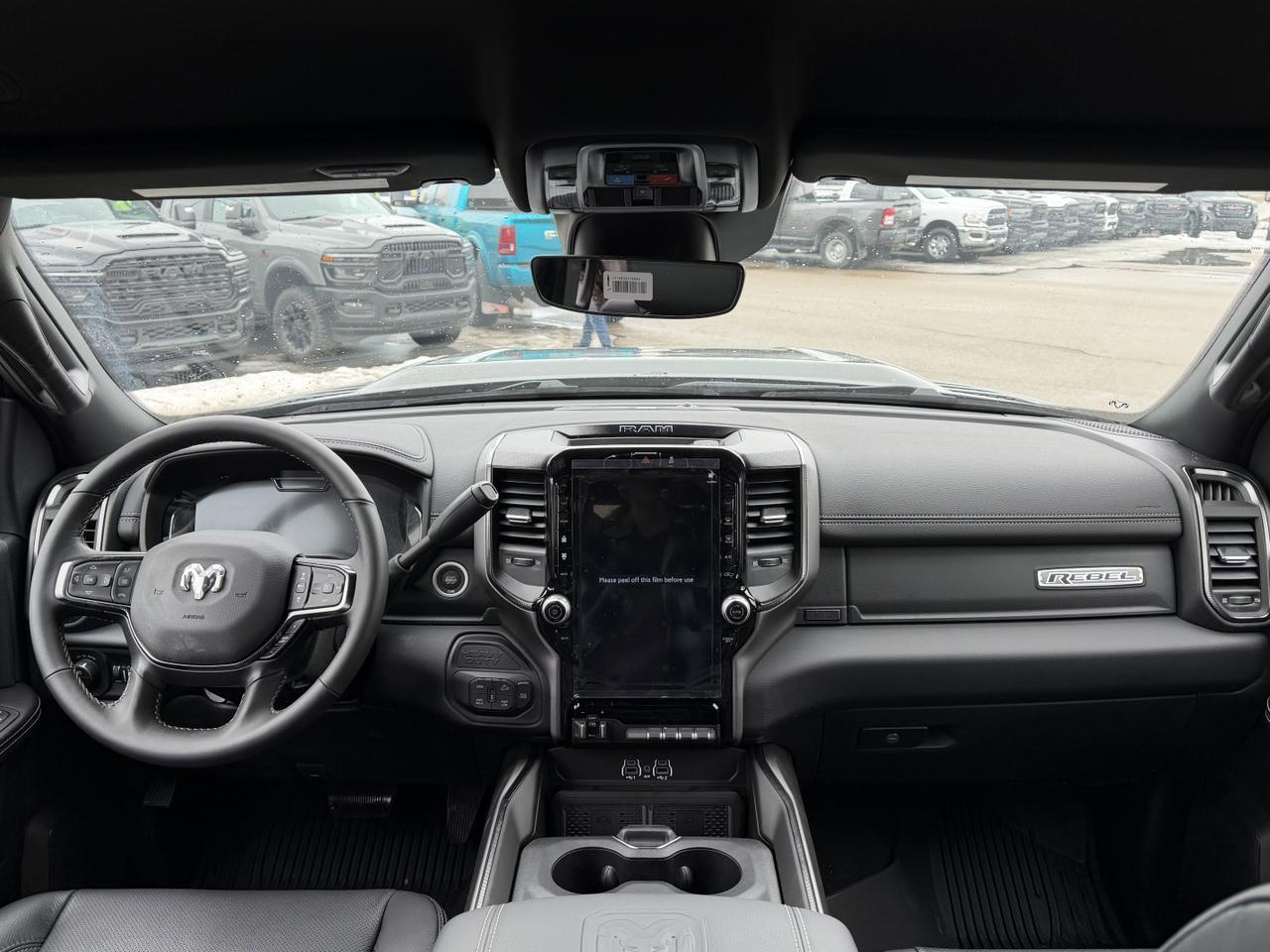 2026 Ram 2500 Rebel Crew Cab 4x4 | Cummins Diesel | Leather | Sunroof | NAV | Heated Vented Seats | 33IN AT Tires Redwater AB