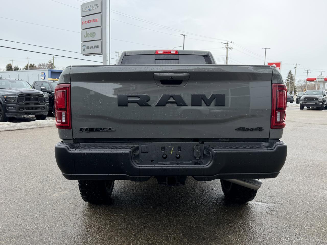 2026 Ram 2500 Rebel Crew Cab 4x4 | Cummins Diesel | Leather | Sunroof | NAV | Heated Vented Seats | 33IN AT Tires Redwater AB