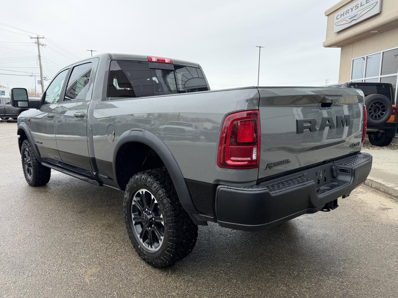 2026 Ram 2500 Rebel Crew Cab 4x4 | Cummins Diesel | Leather | Sunroof | NAV | Heated Vented Seats | 33IN AT Tires Redwater AB