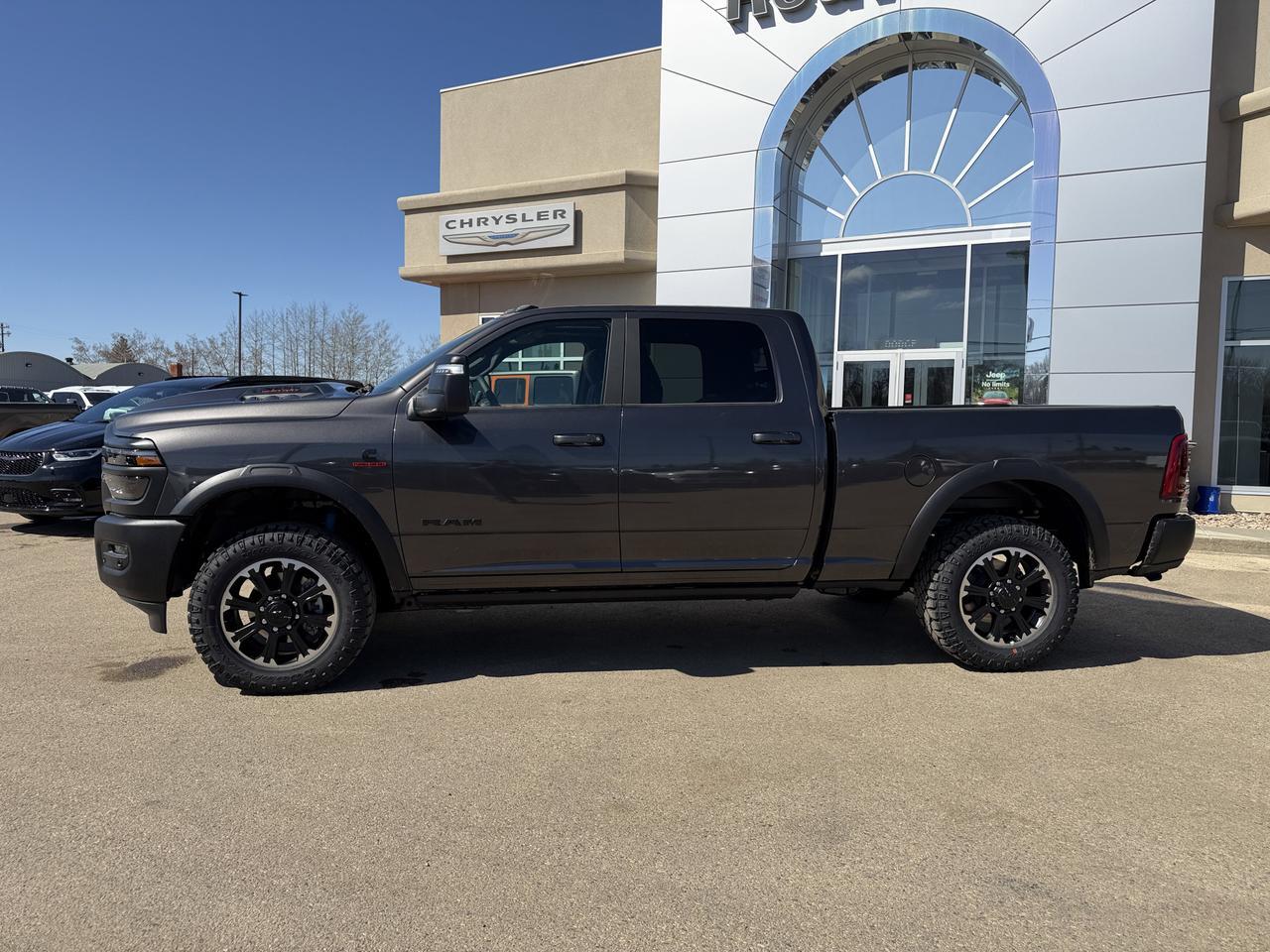 2026 Ram 2500 Rebel Crew Cab 4x4 | Cummins Diesel | Leather Heated Vented Seats | NAV | Power Sunroof | AT Tires Redwater AB
