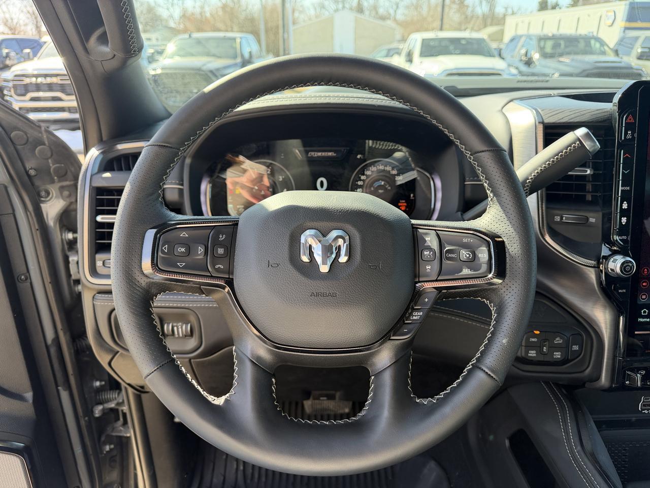 2026 Ram 2500 Rebel Crew Cab 4x4 | Cummins Diesel | Leather Heated Vented Seats | Power Sunroof | NAV | Sport Hood Redwater AB
