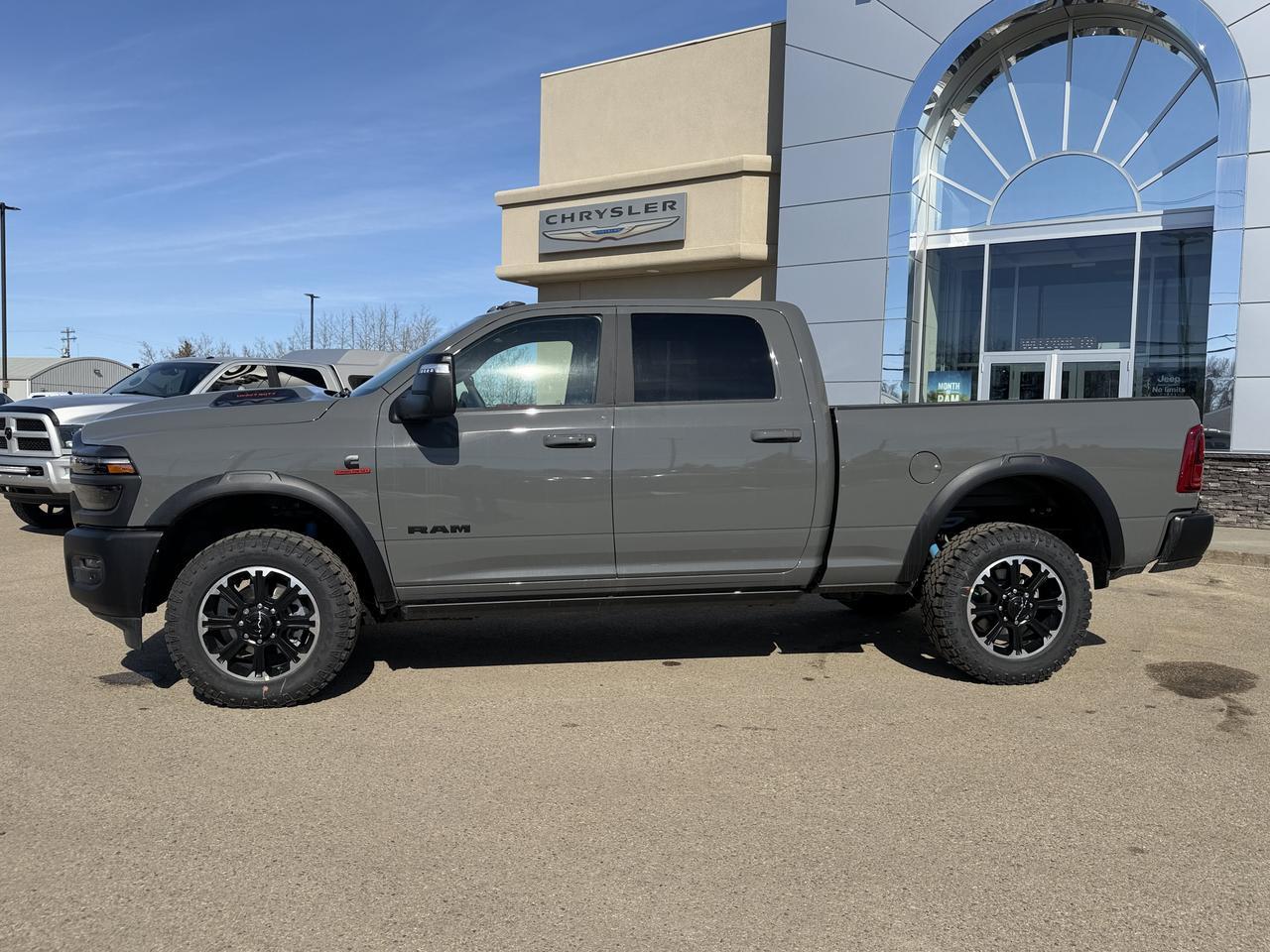 2026 Ram 2500 Rebel Crew Cab 4x4 | Cummins Diesel | Leather Heated Vented Seats | Power Sunroof | NAV | Sport Hood Redwater AB
