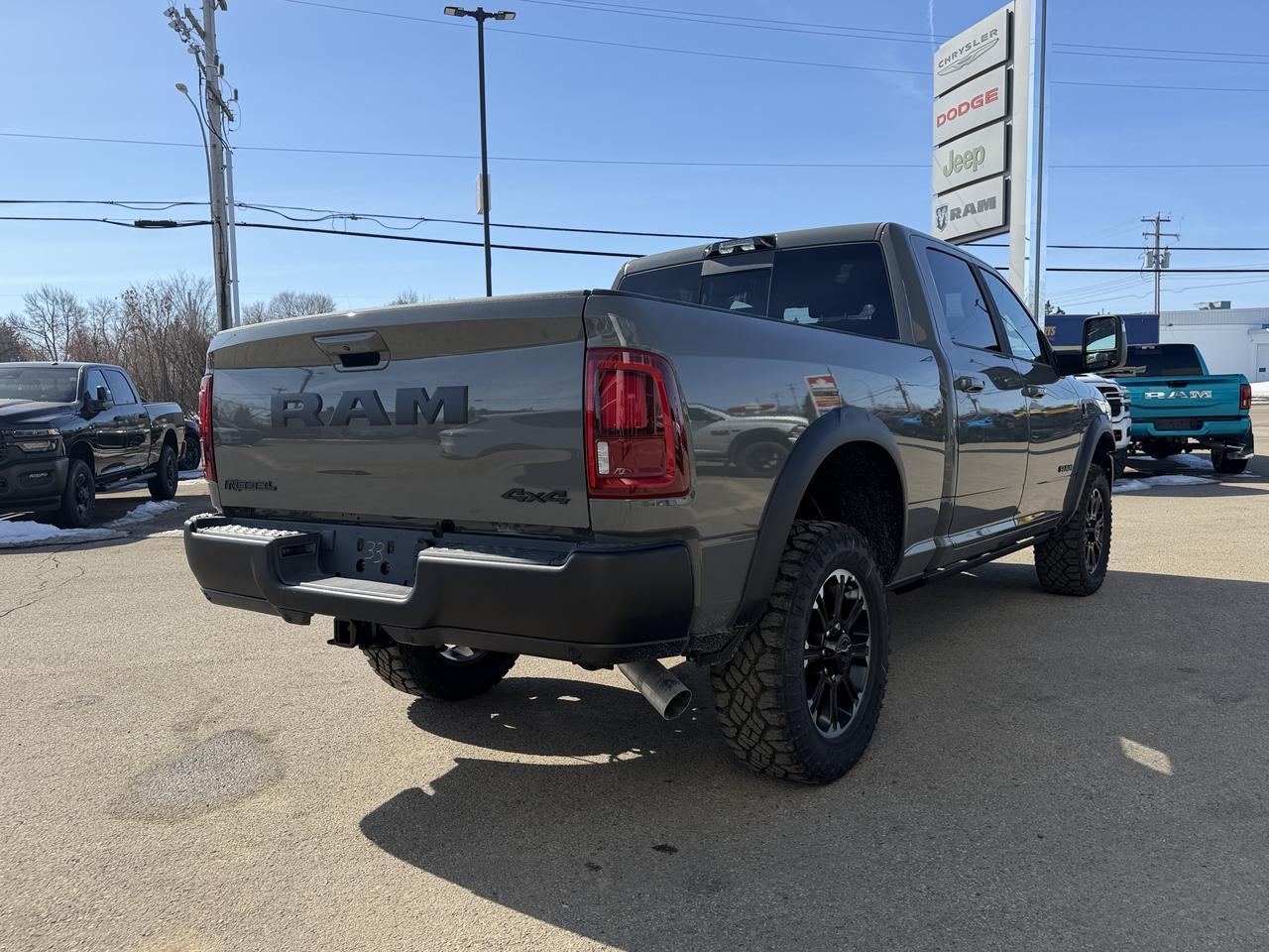 2026 Ram 2500 Rebel Crew Cab 4x4 | Cummins Diesel | Leather Heated Vented Seats | Power Sunroof | NAV | Sport Hood Redwater AB