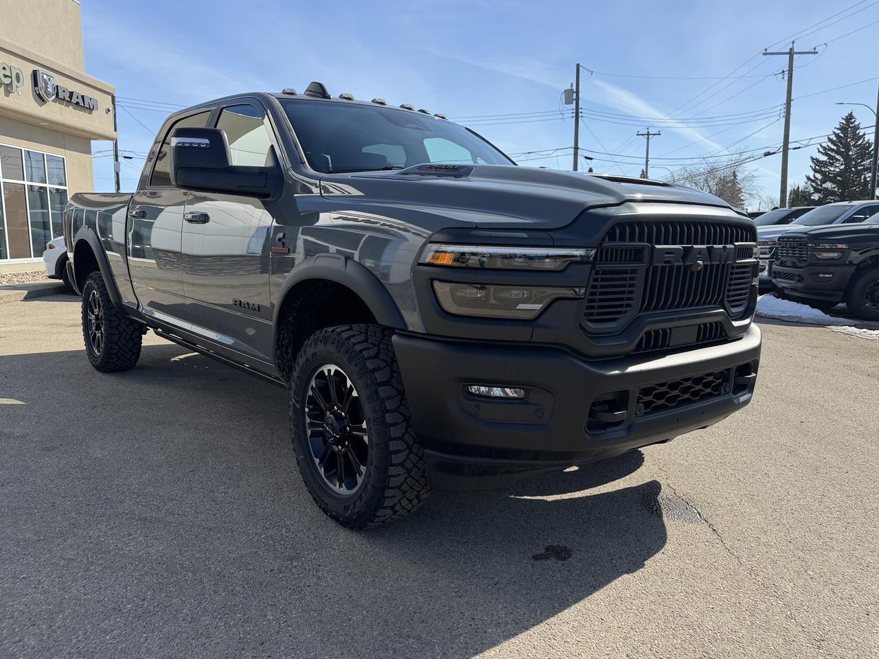 2026 Ram 2500 Rebel Crew Cab 4x4 | Cummins Diesel | Leather Heated Vented Seats | Power Sunroof | NAV | Sport Hood Redwater AB