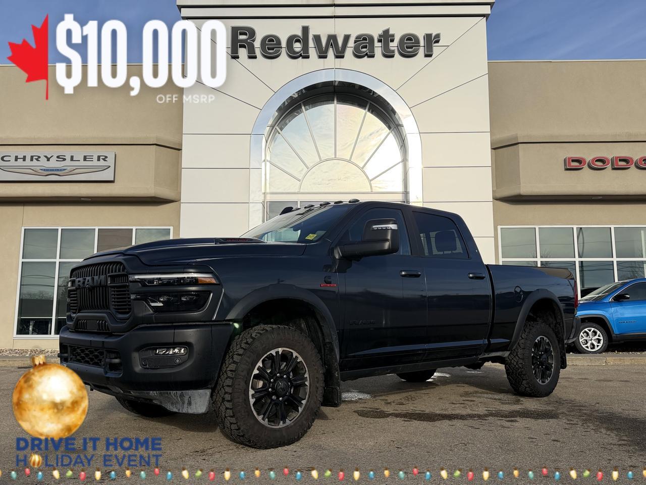 2026 Ram 2500 Rebel Crew Cab 4x4 | Forged Blue | Cummins | Leather | Sunroof | Heated Vented Seats