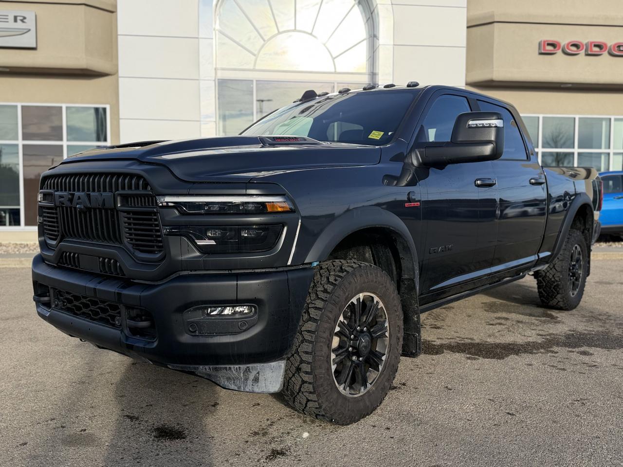 2026 Ram 2500 Rebel Crew Cab 4x4 | Forged Blue | Cummins | Leather | Sunroof | Heated Vented Seats Redwater AB