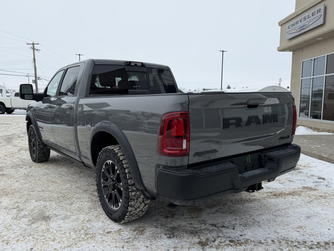 2026 Ram 2500 Rebel Crew Cab 4x4 | Towing Tech Safety Groups | Sport Hood | 12IN Display | Digital Rearview Mirror Redwater AB