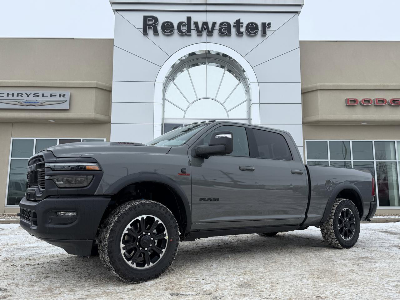 2026 Ram 2500 Rebel Crew Cab 4x4 | Towing Tech Safety Groups | Sport Hood | 12IN Display | Digital Rearview Mirror
