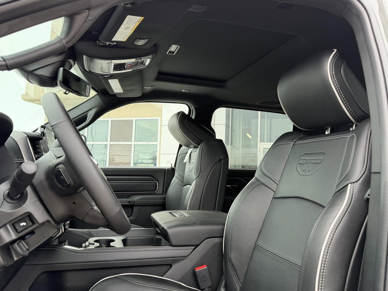 2026 Ram 2500 Rebel Crew Cab 4x4 | Towing Tech Safety Groups | Sport Hood | 12IN Display | Digital Rearview Mirror Redwater AB