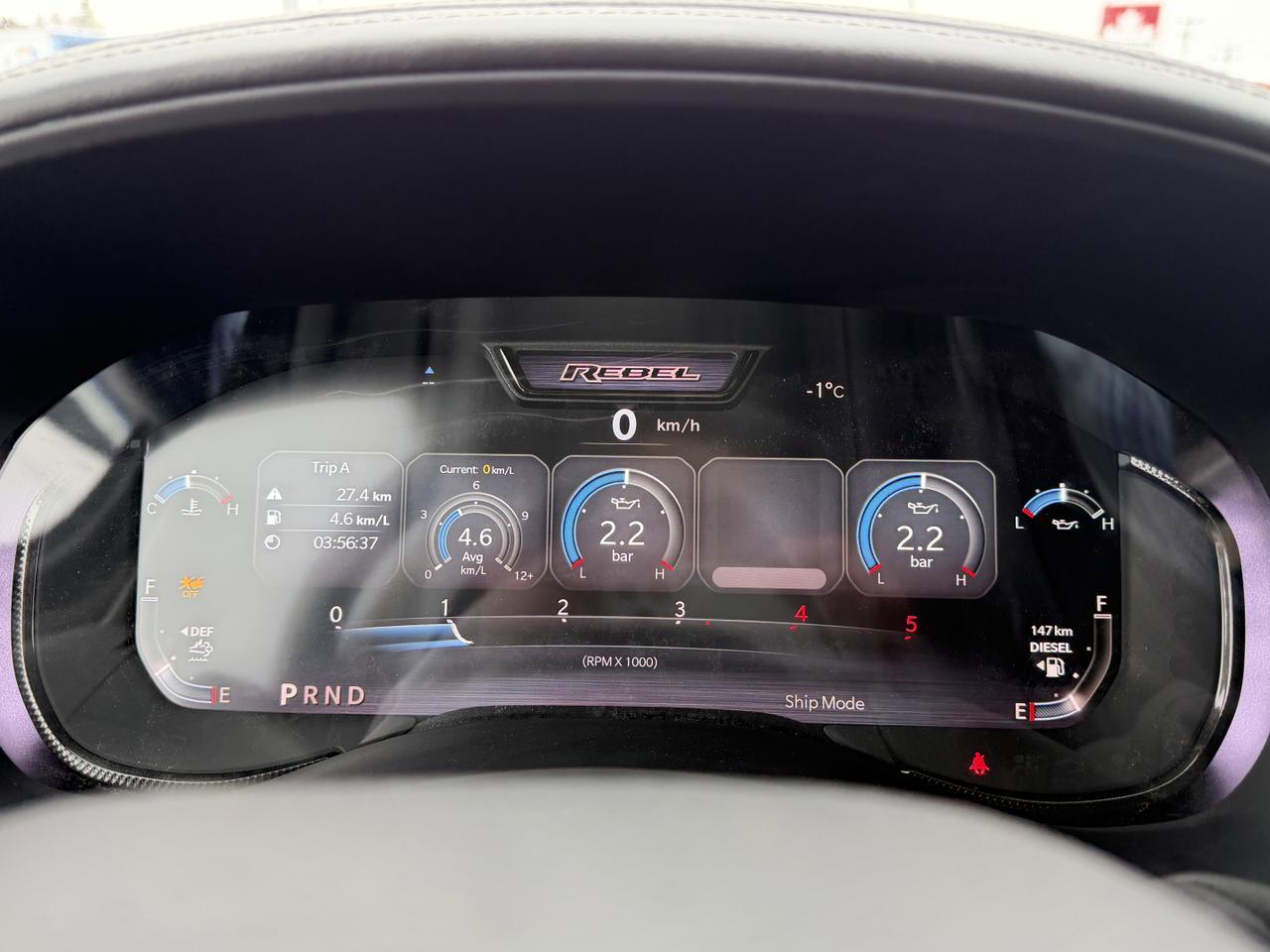 2026 Ram 2500 Rebel Crew Cab 4x4 | Towing Tech Safety Groups | Sport Hood | 12IN Display | Digital Rearview Mirror Redwater AB