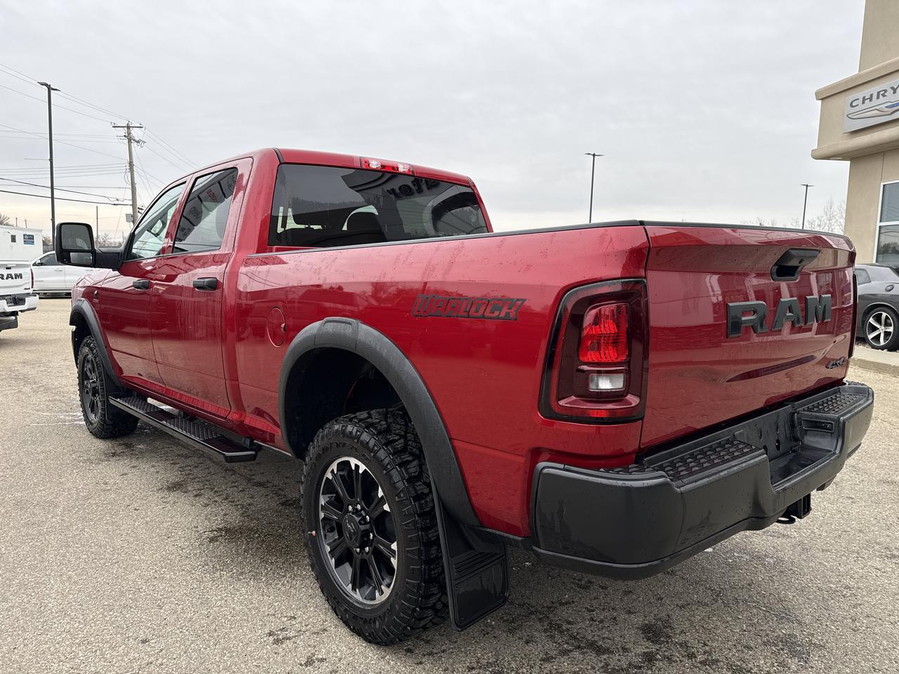 2026 Ram 2500 Warlock Crew Cab 4x4 | Cummins Diesel | Black Cloth | Front Bench | 5th Wheel Prep | 20IN Wheels Redwater AB