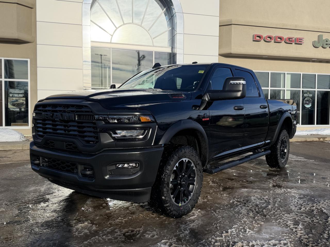 2026 Ram 2500 Warlock Crew Cab 4x4 | Cummins Diesel | NAV | Backup Camera | Towing Prep | 6FT 4 Box Redwater AB