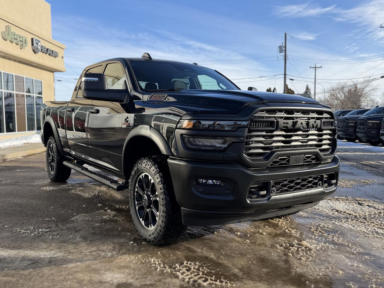 2026 Ram 2500 Warlock Crew Cab 4x4 | Cummins Diesel | NAV | Backup Camera | Towing Prep | 6FT 4 Box Redwater AB