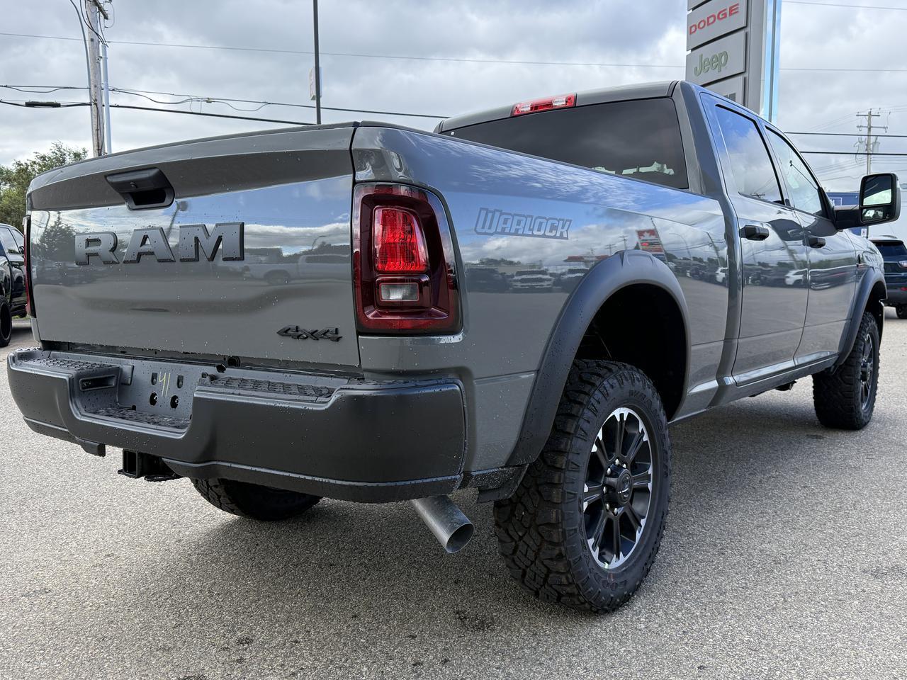 2026 Ram 2500 Warlock Crew Cab 4x4 | Cummins HO Turbo Diesel | Black Interior | 5th Wheel Prep | Backup Camera Redwater AB