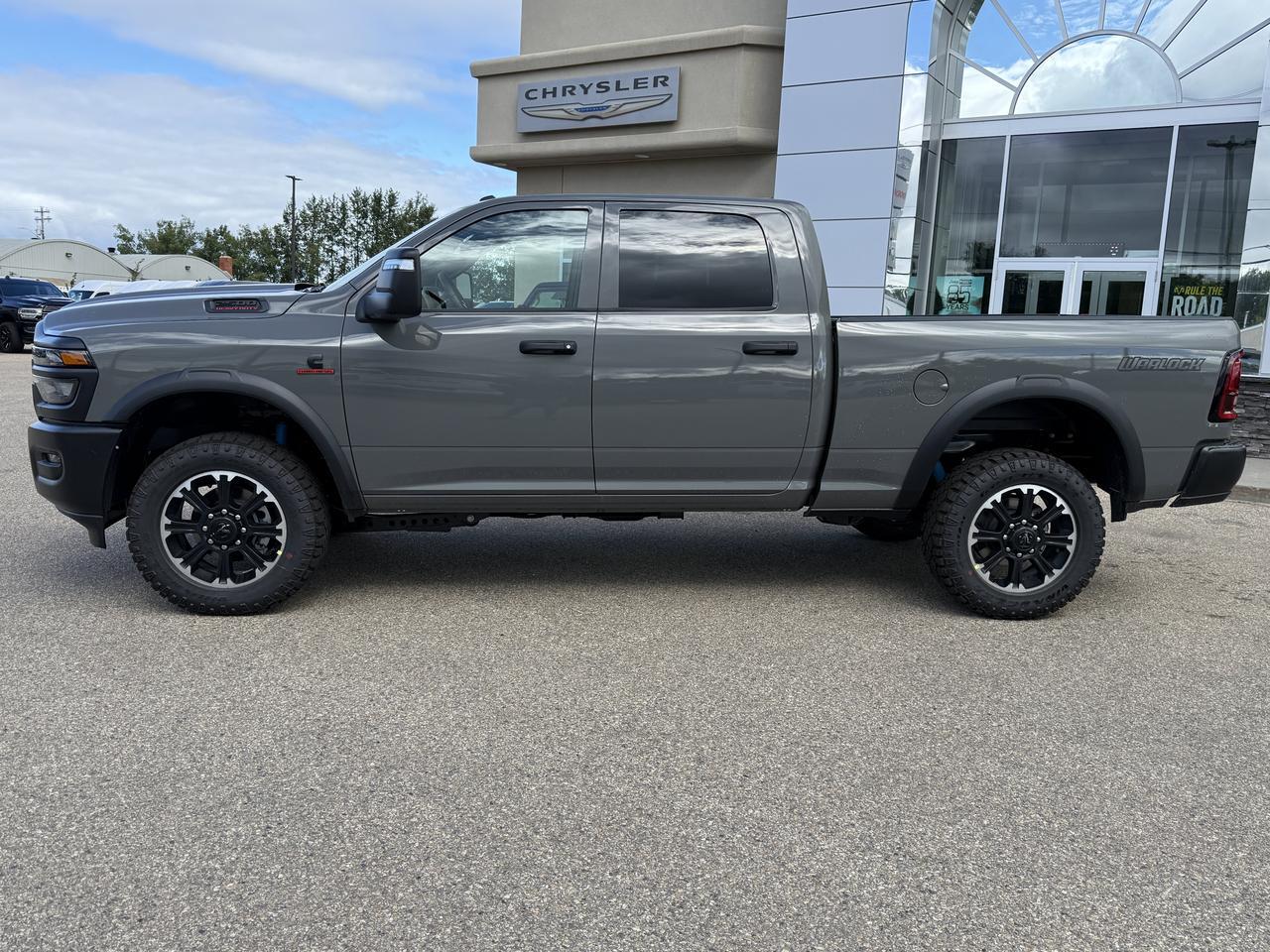 2026 Ram 2500 Warlock Crew Cab 4x4 | Cummins HO Turbo Diesel | Black Interior | 5th Wheel Prep | Backup Camera Redwater AB