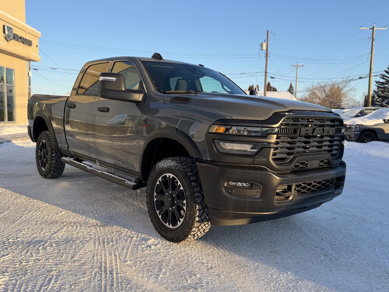 2026 Ram 2500 Warlock Crew Cab 4x4 | Cummins Turbo Diesel | 20IN Black Wheels | Black Appearance Pkg | Bilstein Redwater AB