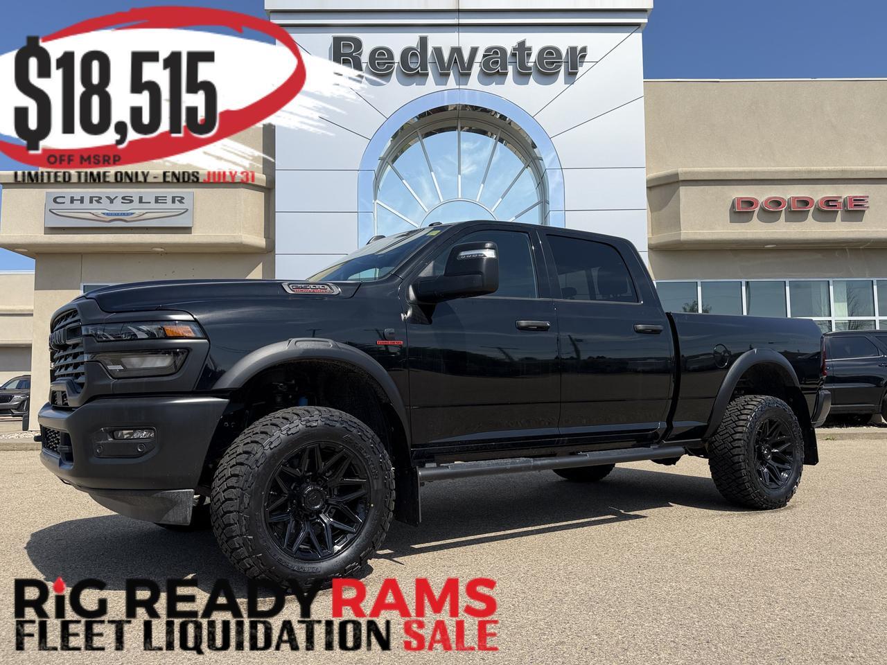 2026 Ram 2500 Warlock Crew Cab 4x4 | Rig Ready Ram | 12IN Touchscreen | NAV | 5th Wheel Prep | Side Steps