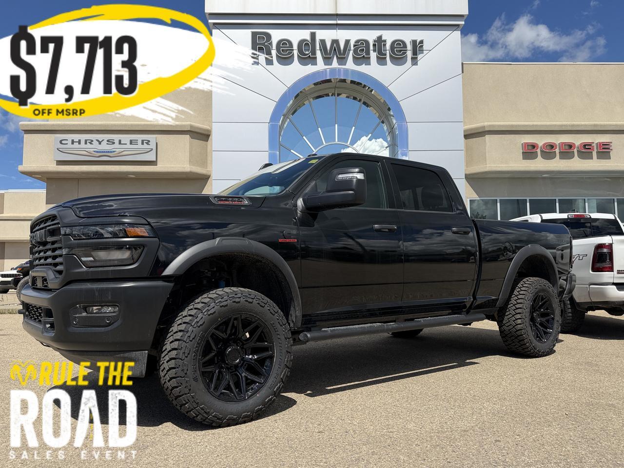 2026 Ram 2500 Warlock Crew Cab 4x4 | Rig Ready Ram | 12IN Touchscreen | NAV | 5th Wheel Prep | Side Steps