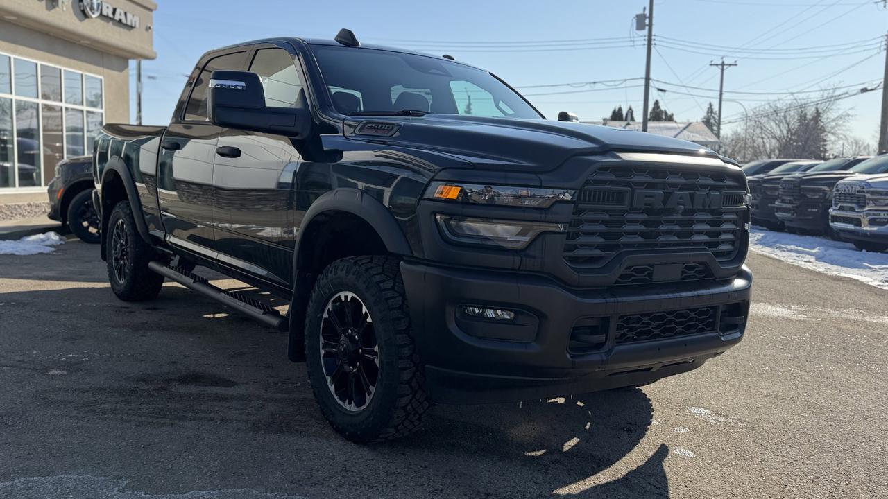 2026 Ram 2500 Warlock Crew Cab 4x4 | V8 HEMI | NAV | 20IN Black Wheels | Backup Camera | Performance Shocks Redwater AB