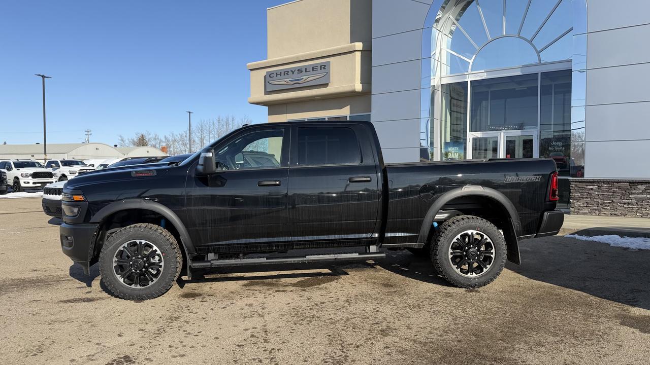 2026 Ram 2500 Warlock Crew Cab 4x4 | V8 HEMI | NAV | 20IN Black Wheels | Backup Camera | Performance Shocks Redwater AB