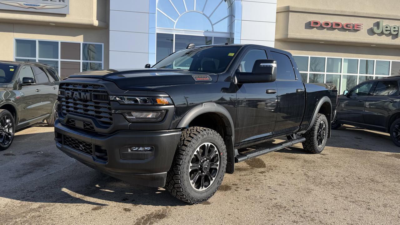 2026 Ram 2500 Warlock Crew Cab 4x4 | V8 HEMI | NAV | 20IN Black Wheels | Backup Camera | Performance Shocks Redwater AB
