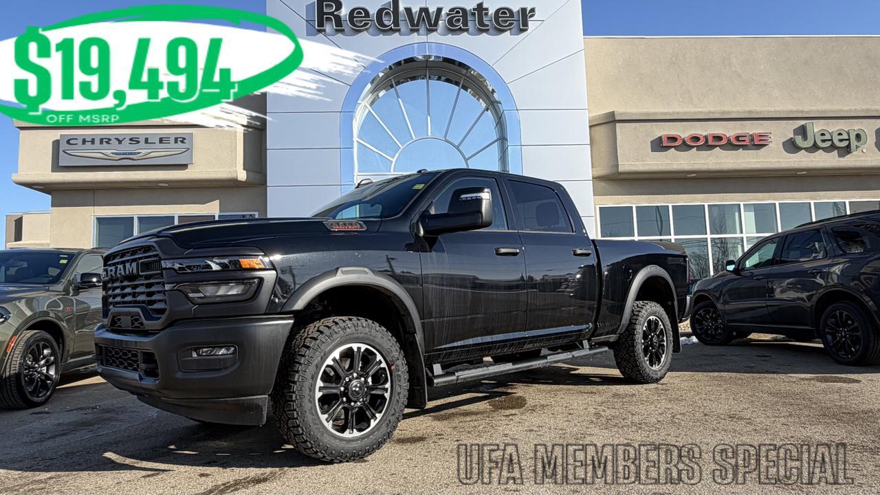 2026 Ram 2500 Warlock Crew Cab 4x4 | V8 HEMI | NAV | 20IN Black Wheels | Backup Camera | Performance Shocks