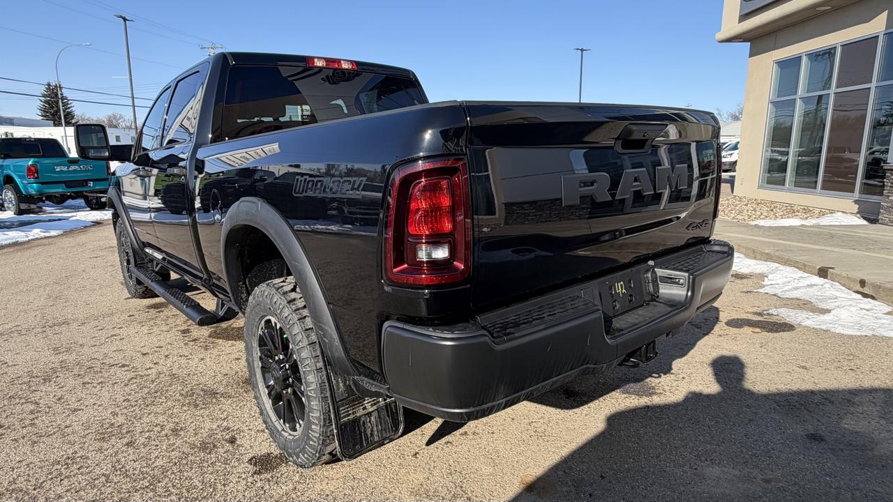 2026 Ram 2500 Warlock Crew Cab 4x4 | V8 HEMI | NAV | 20IN Black Wheels | Backup Camera | Performance Shocks Redwater AB