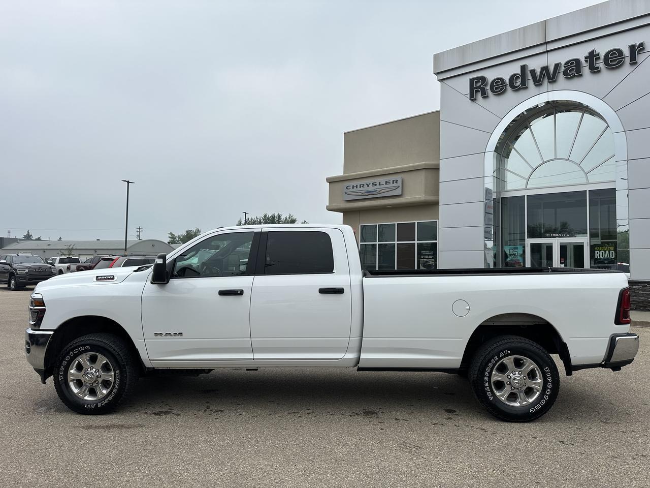 2026 Ram 3500 Big Horn | Long Box | Bench Seat | Alpine Audio | 12" Screen | Box Liner | Remote Start Redwater AB