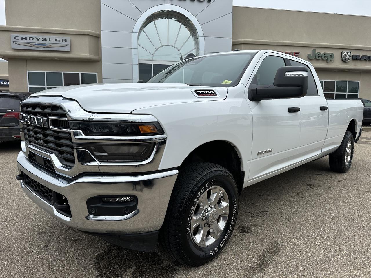 2026 Ram 3500 Big Horn | Long Box | Bench Seat | Alpine Audio | 12" Screen | Box Liner | Remote Start Redwater AB