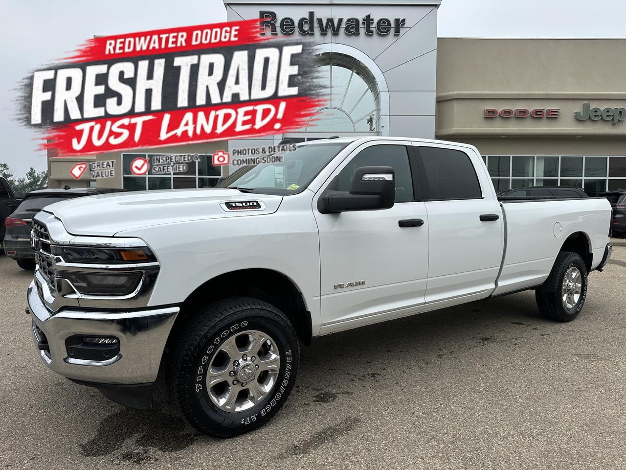 2026 Ram 3500 Big Horn | Long Box | Bench Seat | Alpine Audio | 12" Screen | Box Liner | Remote Start