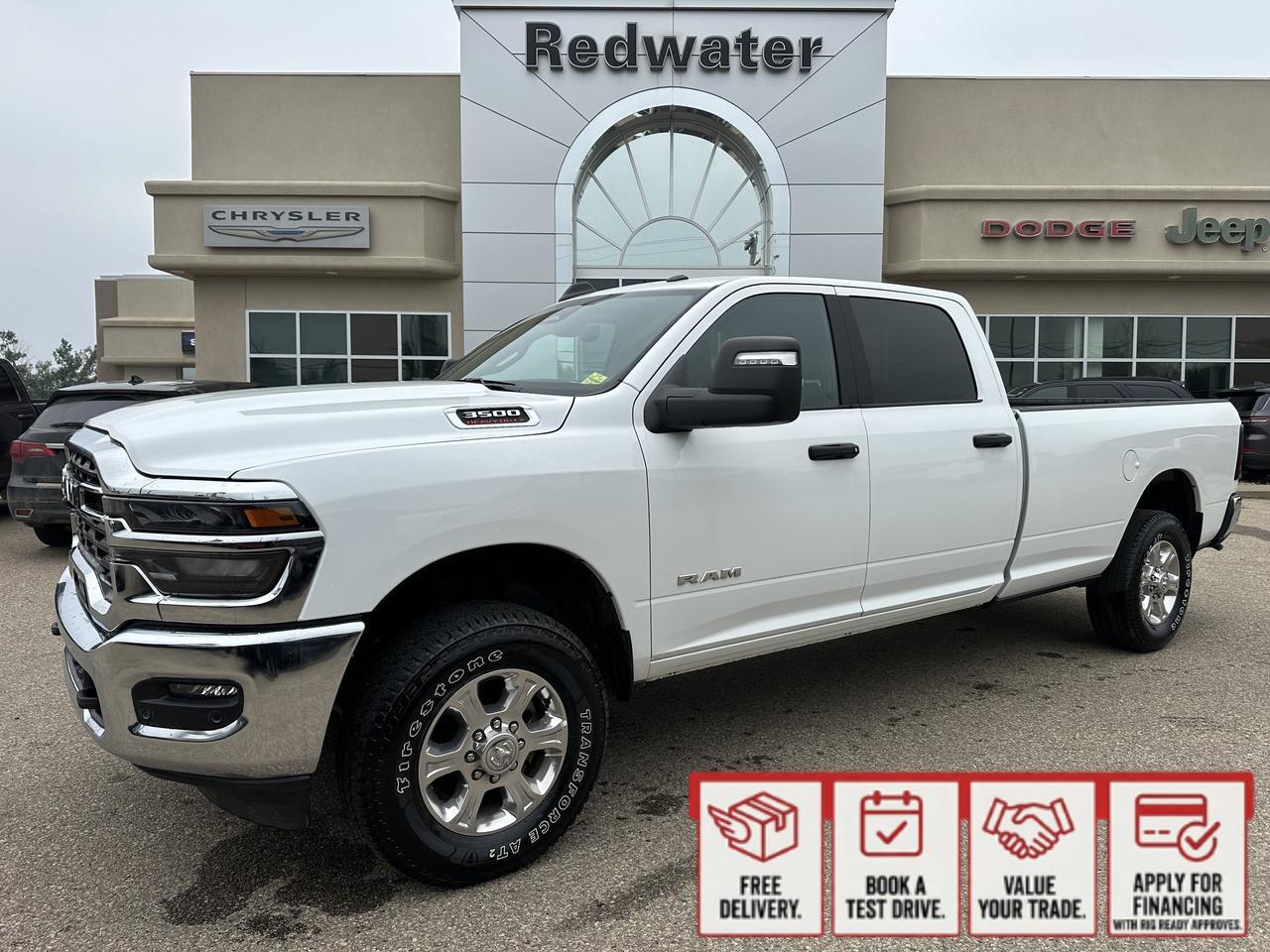 2026 Ram 3500 Big Horn Crew | Long Box | Bench Seat | Alpine Audio | 12IN Touchscreen | Box Liner | Remote Start
