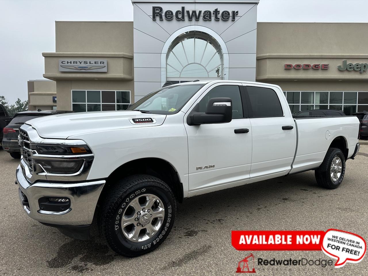 2026 Ram 3500 Big Horn Crew | Long Box | Bench Seat | Alpine Audio | 12IN Touchscreen | Box Liner | Remote Start