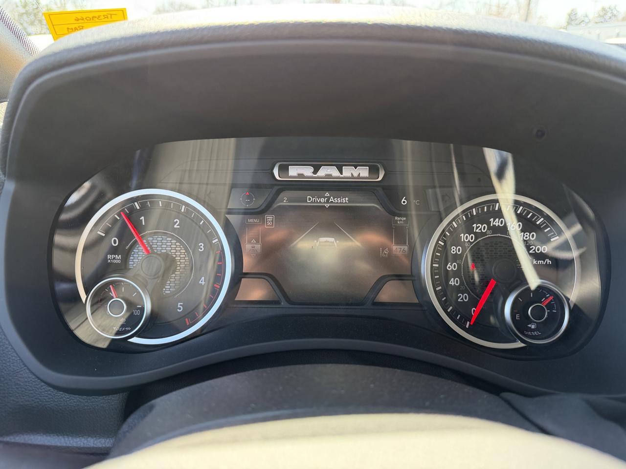 2026 Ram 3500 Big Horn Crew Cab 4x4 | HO Cummins Turbo Diesel | Night Edition | Diamond Black | 12IN Touchscreen Redwater AB