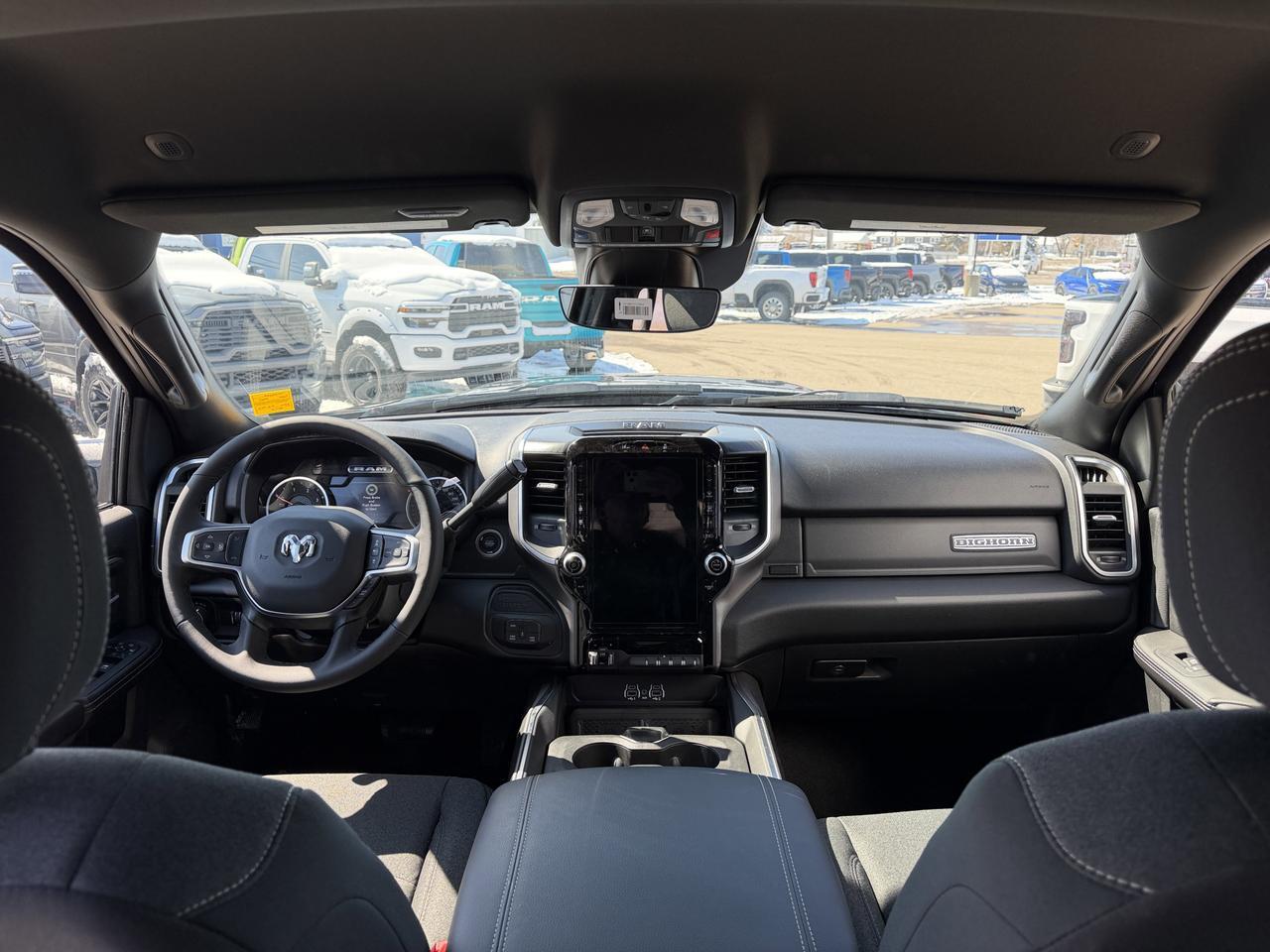 2026 Ram 3500 Big Horn Crew Cab 4x4 | HO Cummins Turbo Diesel | Night Edition | Diamond Black | 12IN Touchscreen Redwater AB