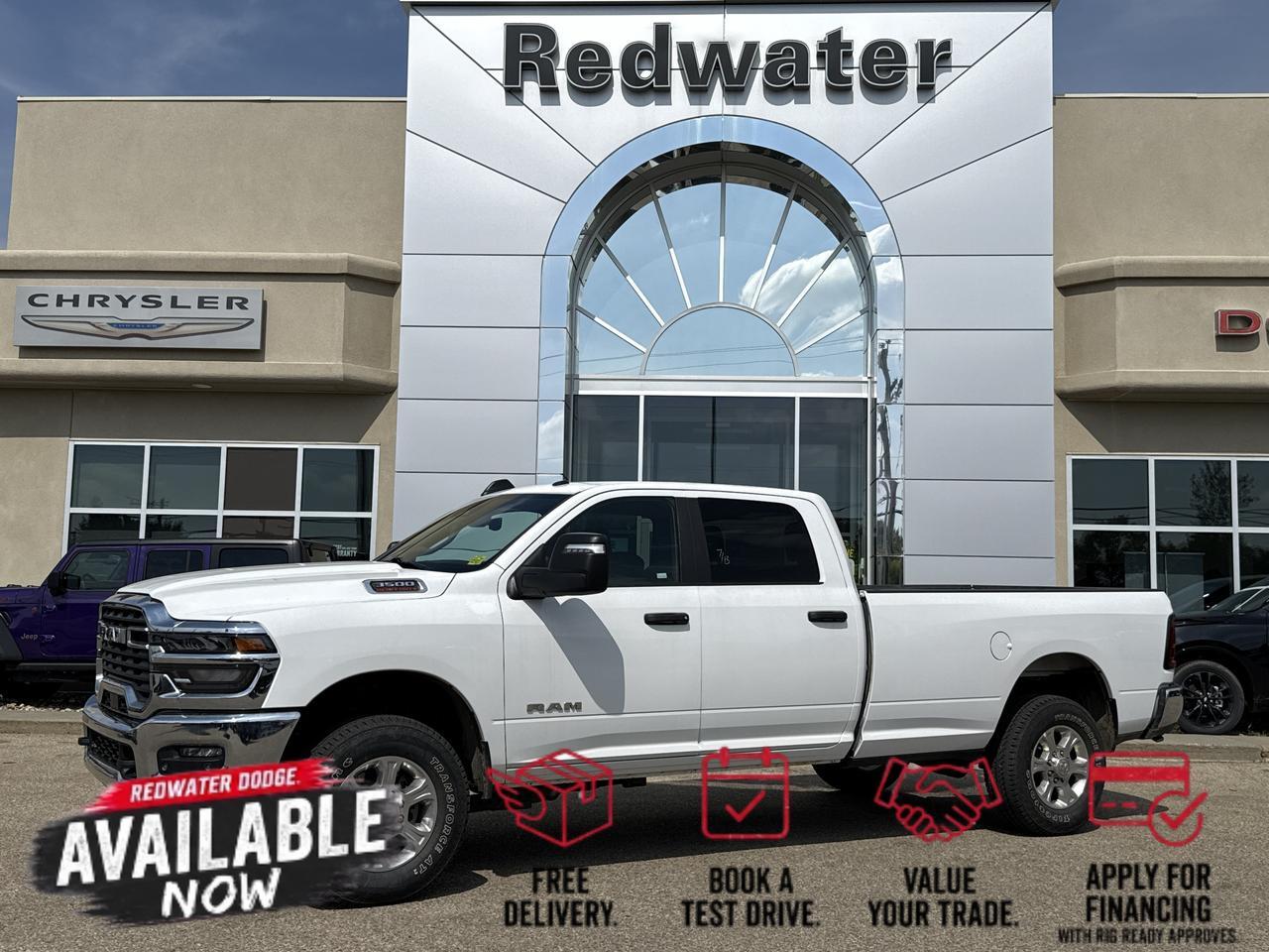 2026 Ram 3500 Big Horn Crew Cab 4x4 | Low KMs | V8 HEMI | Backup Camera | Remote Keyless Entry | Trailer Towing