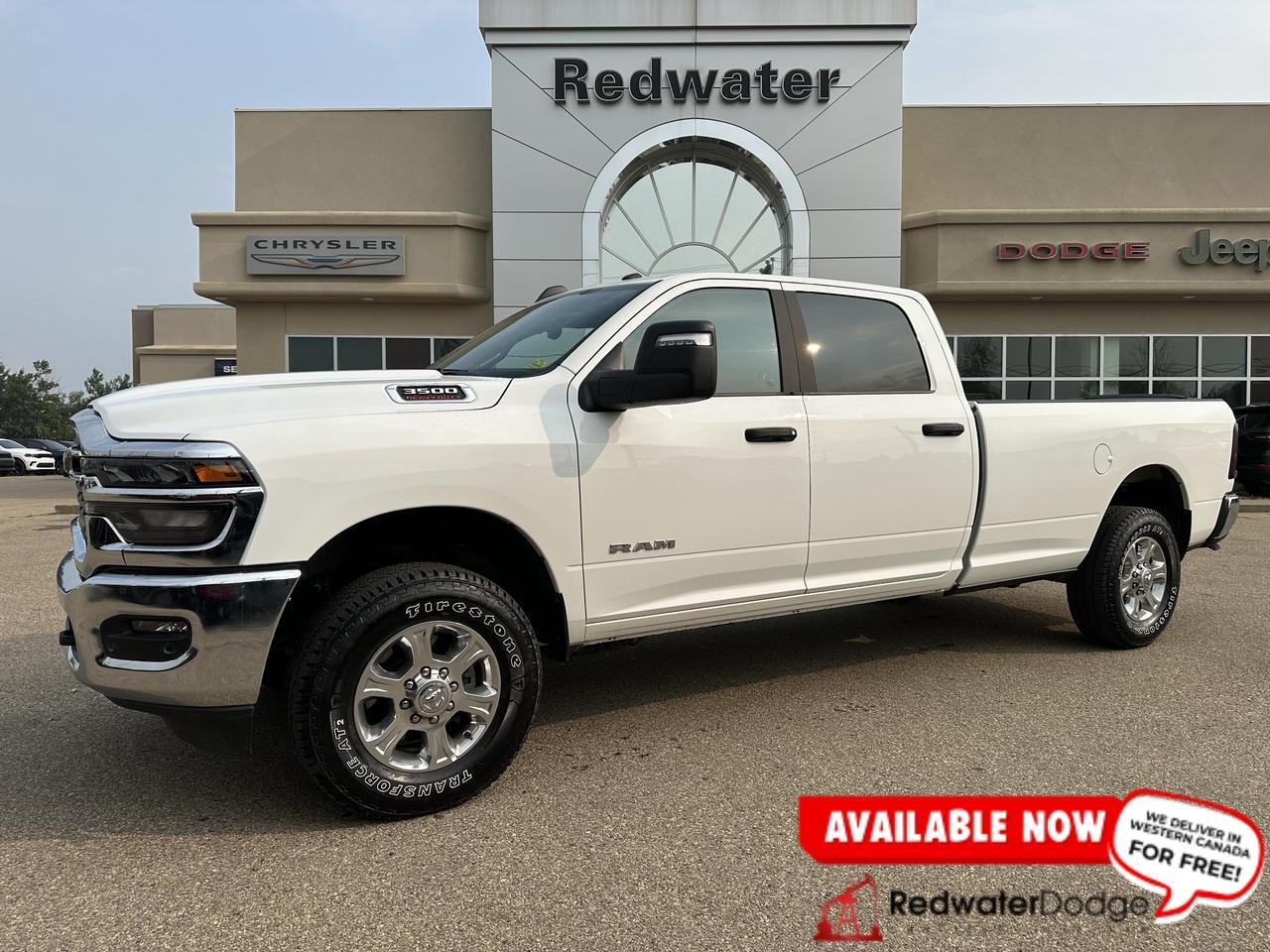 2026 Ram 3500 Big Horn Crew Cab 4x4 | Low KMs | V8 HEMI | Backup Camera | Remote Keyless Entry | Trailer Towing
