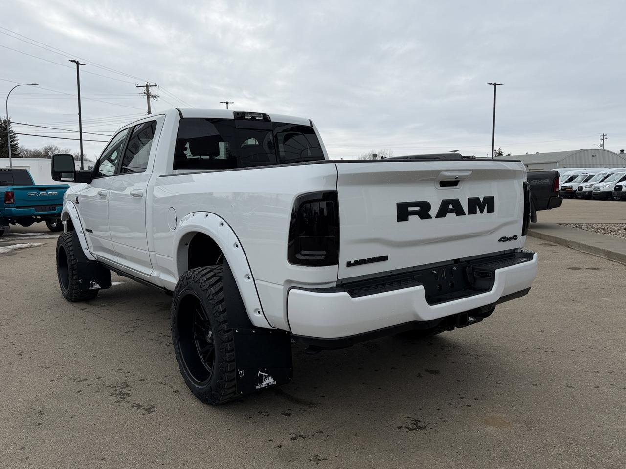 2026 Ram 3500 Laramie | Rig Ready Ram | KILO | 3IN Lift | 22IN Rims | 35IN Tires | Loaded Night Edition Redwater AB