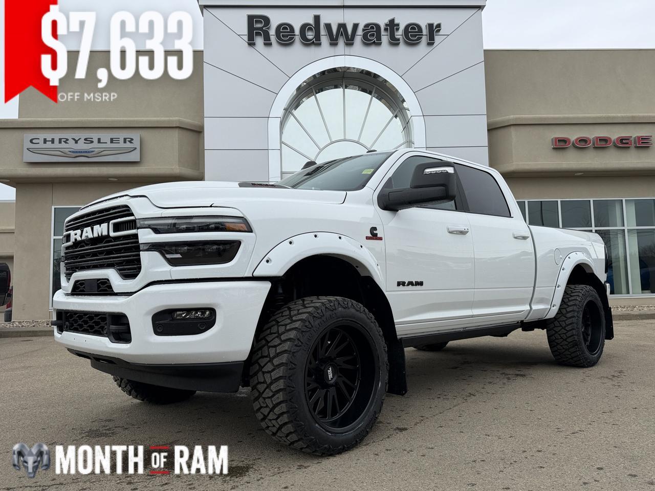 2026 Ram 3500 Laramie | Rig Ready Ram | KILO | 3IN Lift | 22IN Rims | 35IN Tires | Loaded Night Edition