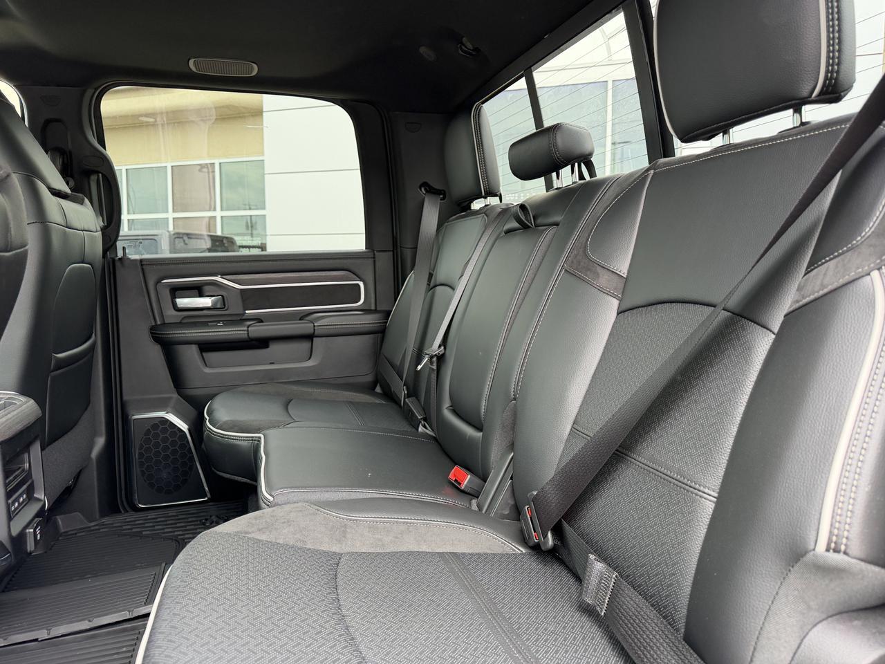 2026 Ram 3500 Laramie Crew Cab 4x4 | Black Leather Heated Vented Seats | Dual Charging | 5th Wheel Towing Redwater AB