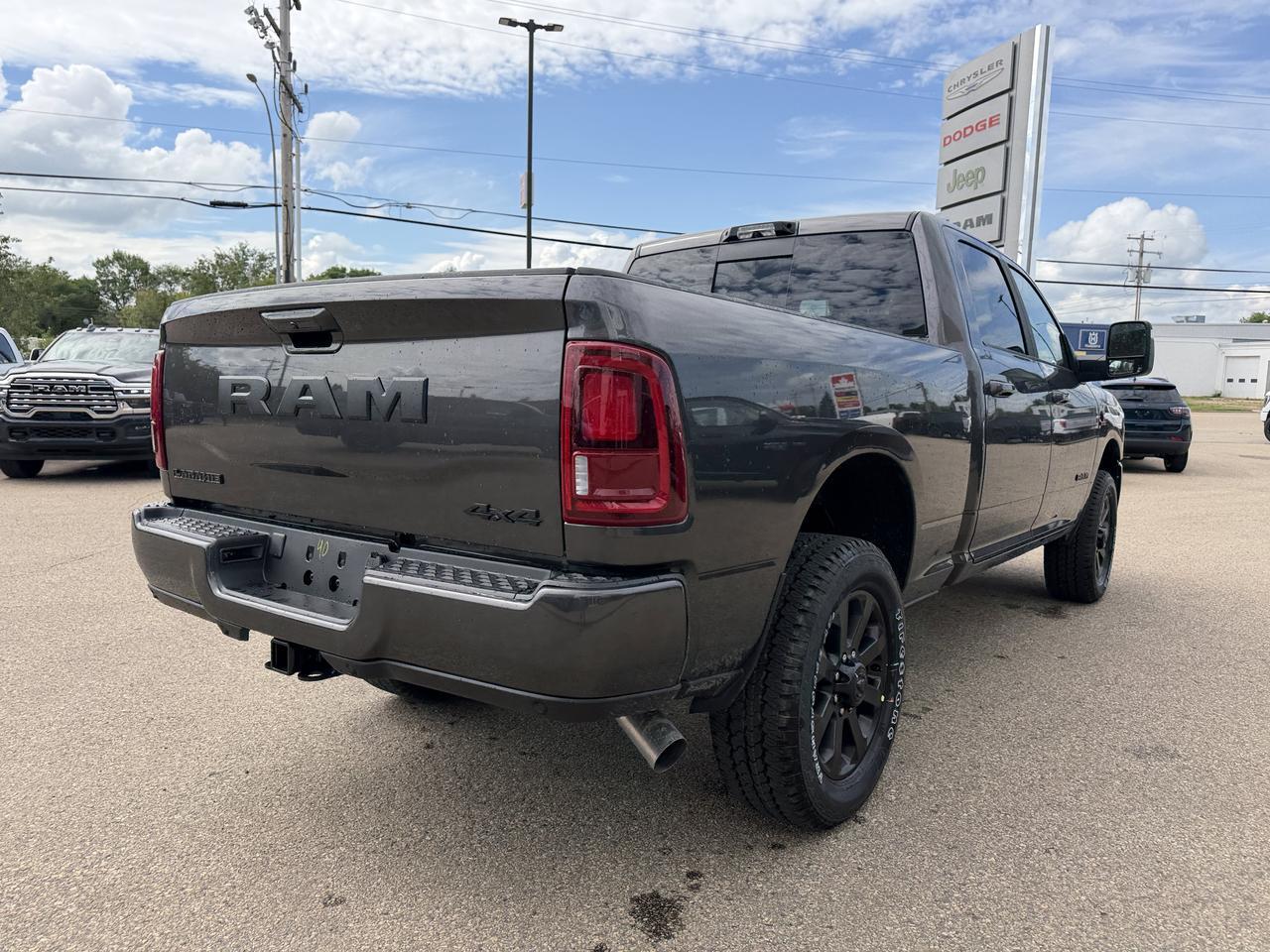 2026 Ram 3500 Laramie Crew Cab 4x4 | Cummins Diesel | Black Leather | Heated Vented Seats | 5th Wheel Prep Redwater AB