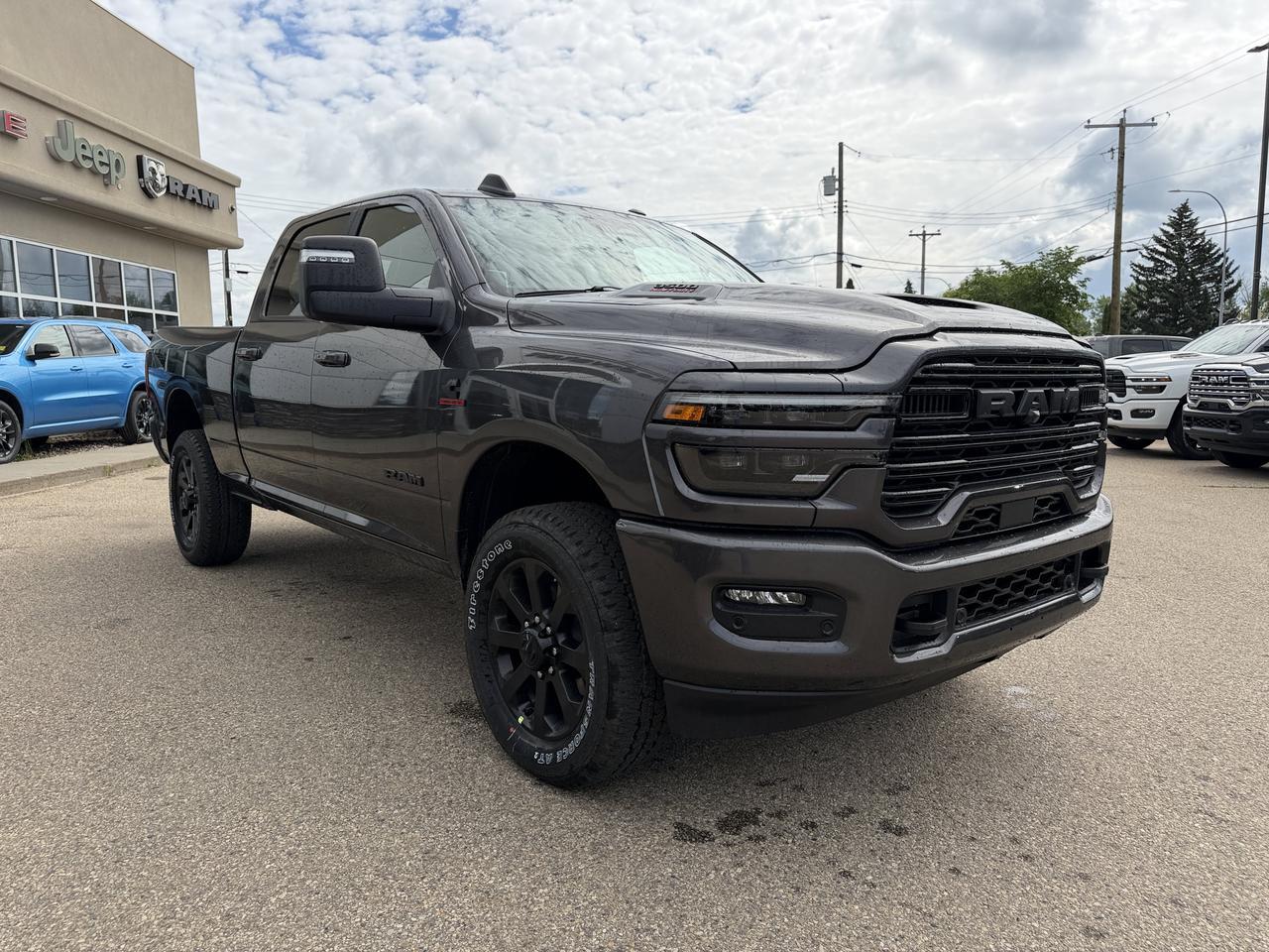 2026 Ram 3500 Laramie Crew Cab 4x4 | Cummins Diesel | Black Leather | Heated Vented Seats | 5th Wheel Prep Redwater AB