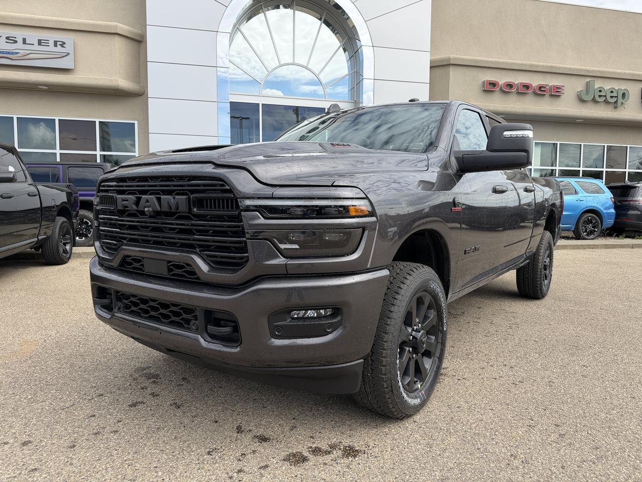 2026 Ram 3500 Laramie Crew Cab 4x4 | Cummins Diesel | Black Leather | Heated Vented Seats | 5th Wheel Prep Redwater AB