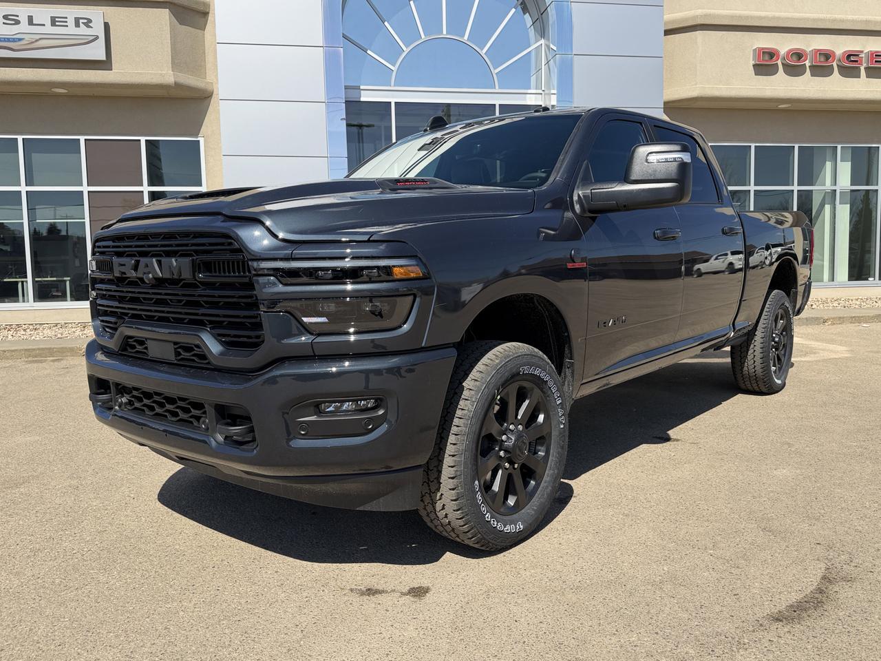 2026 Ram 3500 Laramie Crew Cab 4x4 | Cummins Diesel | Black Leather Heated Vented Seats | 12IN Display | NAV Redwater AB
