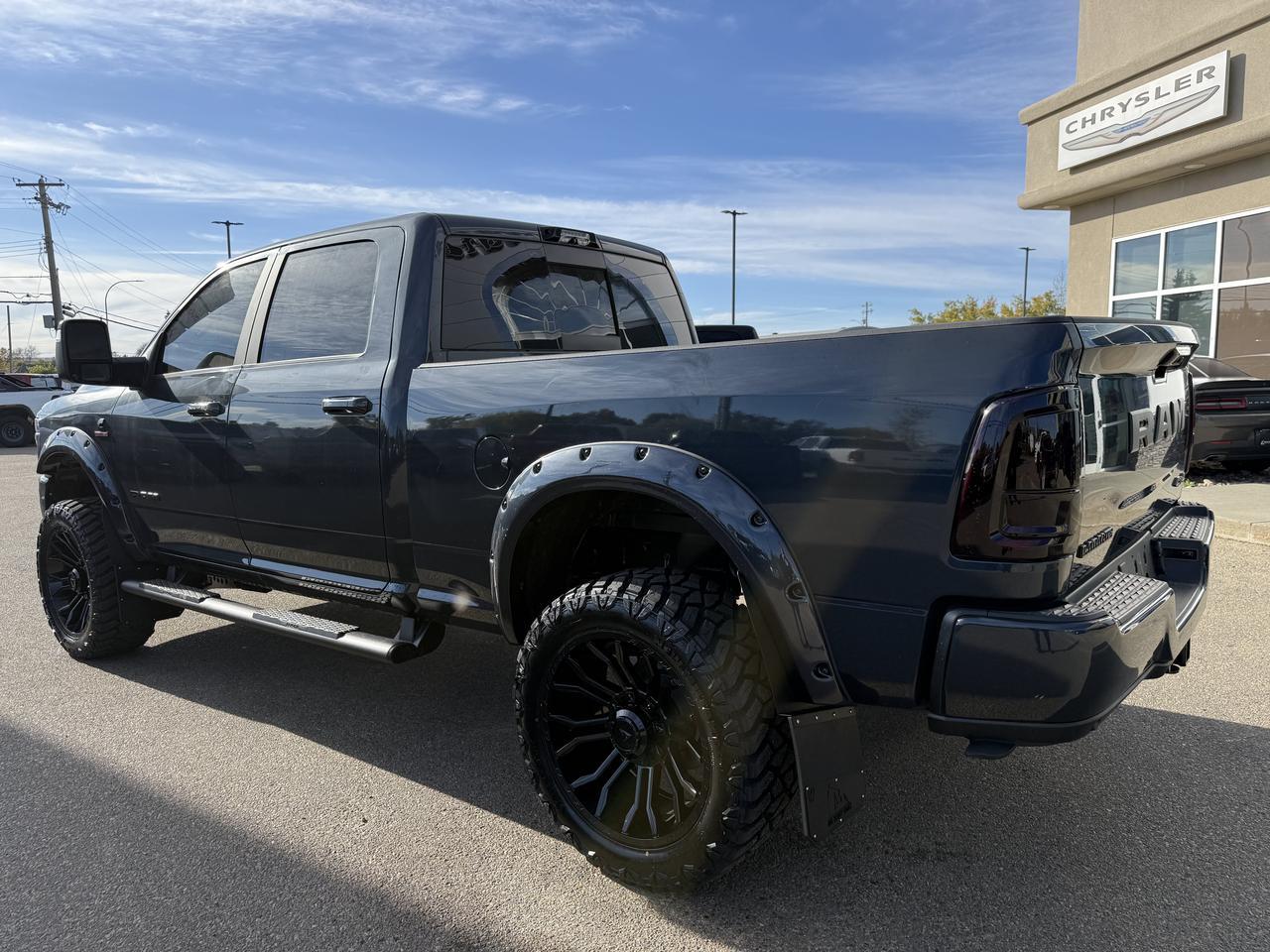 2026 Ram 3500 Laramie Crew Cab 4x4 | Cummins Diesel | Forged Blue | Black Leather | Sunroof | NAV | 12IN Display Redwater AB
