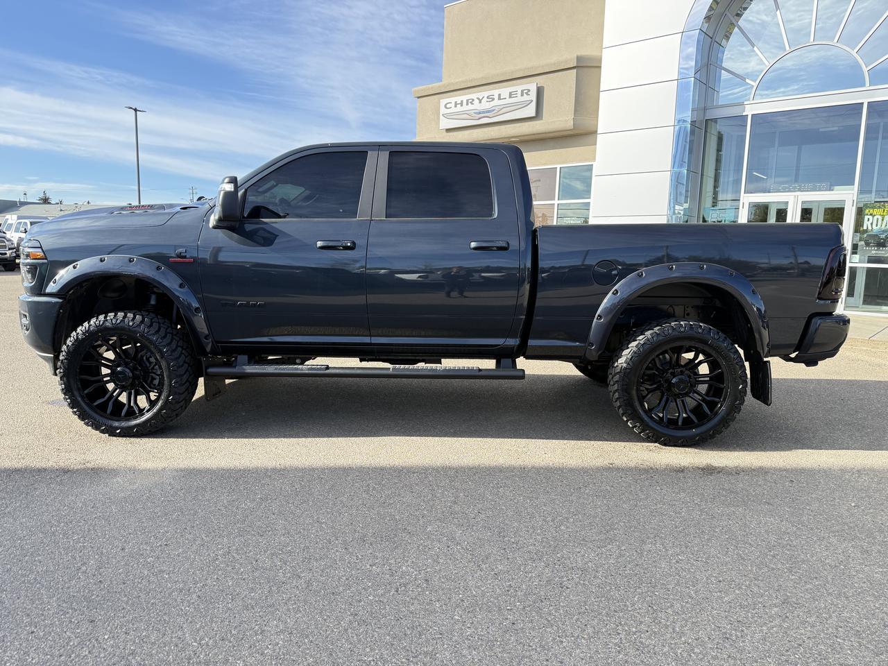 2026 Ram 3500 Laramie Crew Cab 4x4 | Cummins Diesel | Forged Blue | Black Leather | Sunroof | NAV | 12IN Display Redwater AB