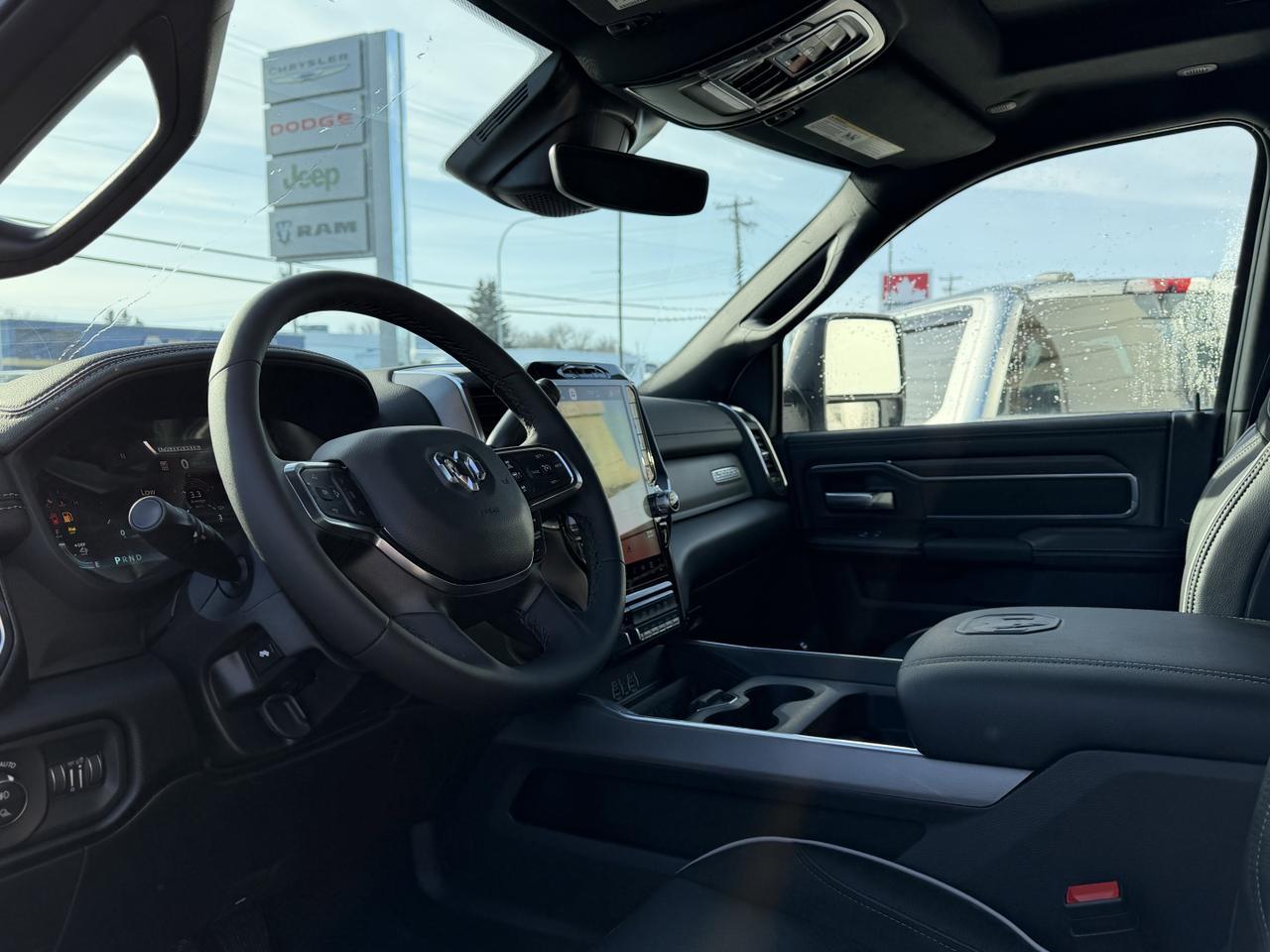 2026 Ram 3500 Laramie Crew Cab 4x4 | Cummins Turbo Diesel | Bright White | NAV | Heated Seats | Backup Camera Redwater AB