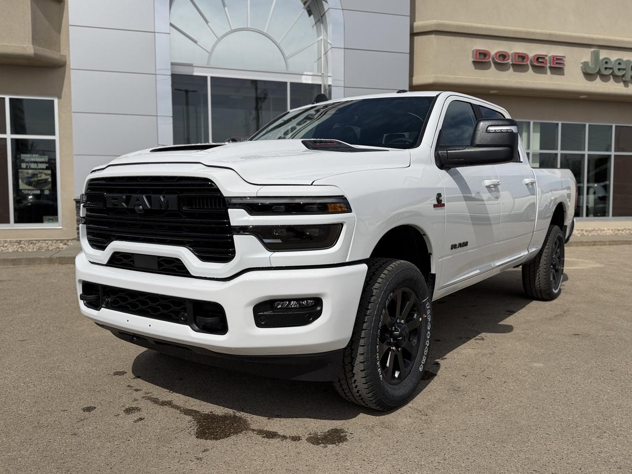 2026 Ram 3500 Laramie Crew Cab 4x4 | Night Edition | NAV | 12IN Display | Leather Heated Vented Seats Redwater AB