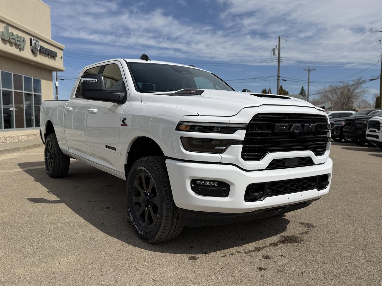 2026 Ram 3500 Laramie Crew Cab 4x4 | Night Edition | NAV | 12IN Display | Leather Heated Vented Seats Redwater AB