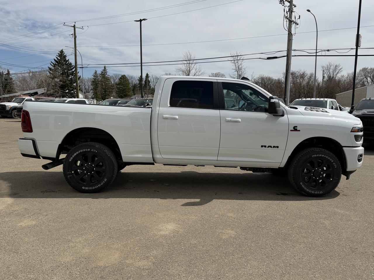 2026 Ram 3500 Laramie Crew Cab 4x4 | Night Edition | NAV | 12IN Display | Leather Heated Vented Seats Redwater AB