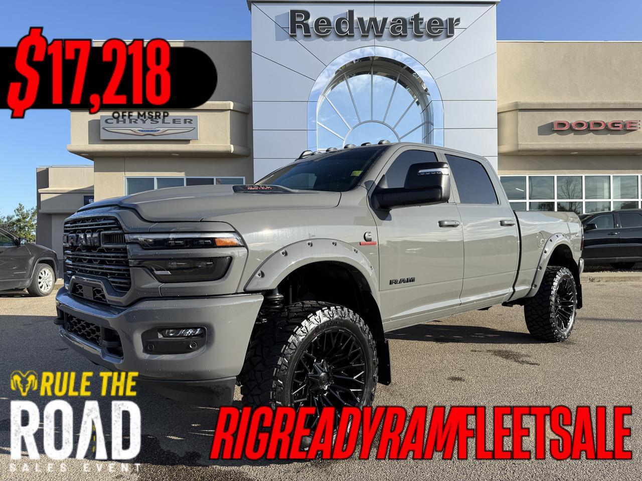 2026 Ram 3500 Laramie Crew Cab 4x4 | Rig Ready Ram | ASH ATTACK | 3" Level Kit  | 20" Fuel Rim's | 35" Mud Tire's